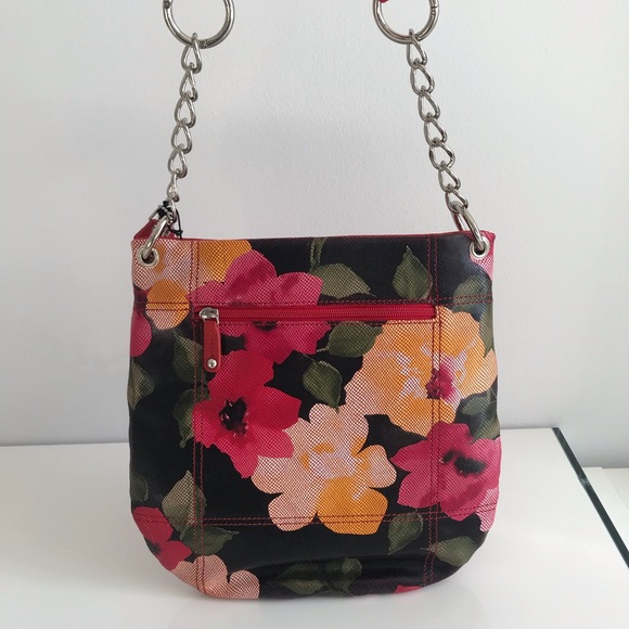 COPY - Soprano Spring Floral Print Motif Glazed Leather Convertible Crossbody B… - Picture 16 of 16